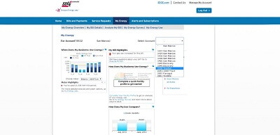 Screenshot of instructions to gather green button data from SDG&E