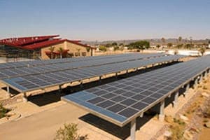 Photo of Whiting Turner solar panel installation in Camp Pendleton