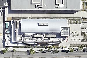 Photo of San Pedro SHARP solar panel installation at the Port of LA Police Headquarters