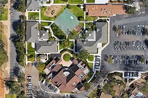 Photo of San Diego Kyocera solar panel installation at the San Diego Center for Children