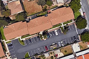 Photo of Chula Vista Kyocera solar panel installation at the Berger Apartments