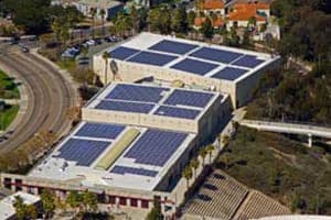 Photo of Associated Students of SDSU solar panel installation in Vista