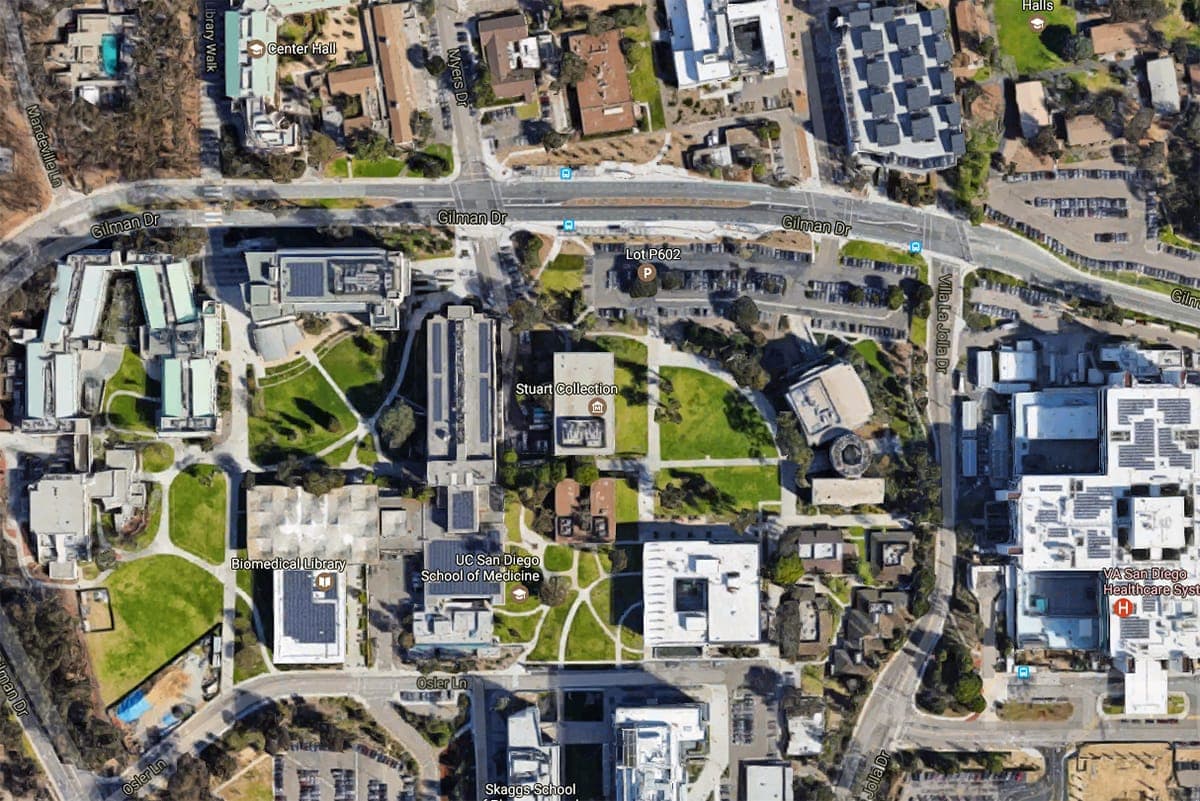 Photo of La Jolla SunPower 435W solar panel installation by Sullivan Solar Power at the UCSD Leichtag Biomedical Research Building