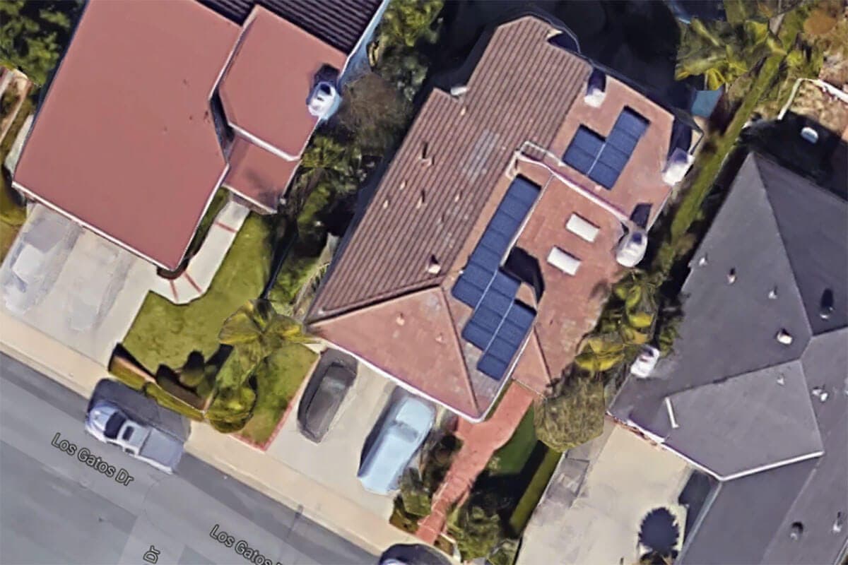 Photo of Laguna Hills Kyocera KD245GX-LFB solar panel installation by Sullivan Solar Power at the Randolph residence