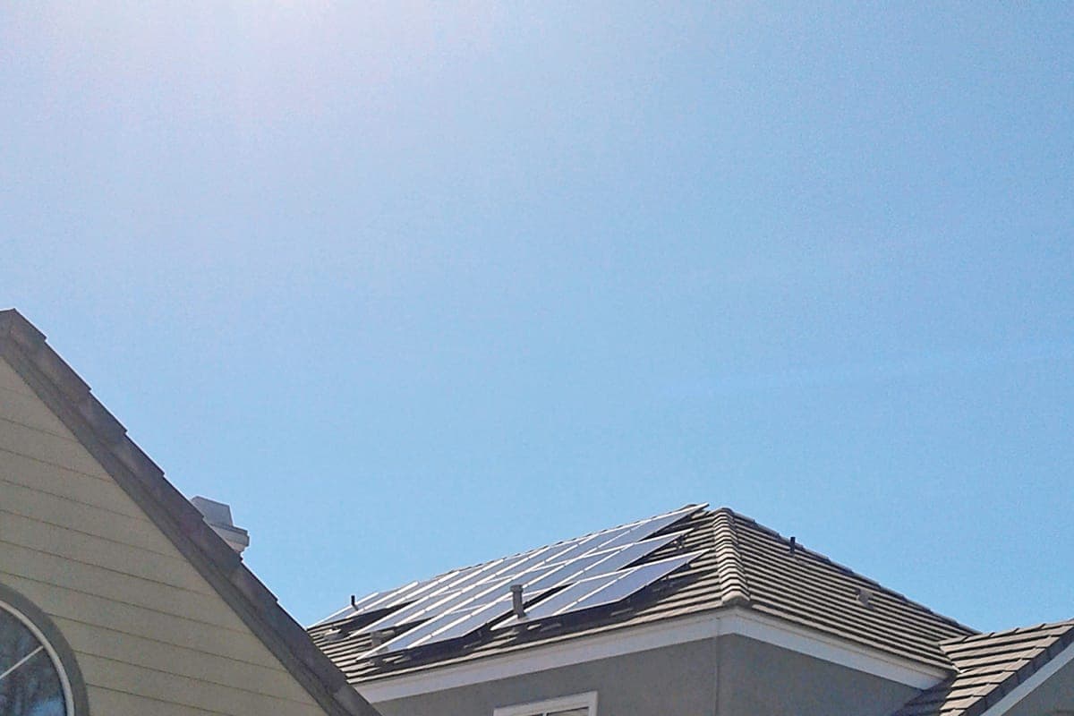 Photo of Dove Canyon Panasonic solar panel installation at the Horowitz residence