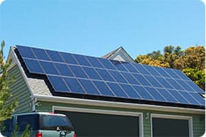 Place holder Image of McIntyre residence showing roof top solar panels