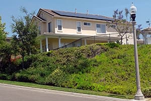 Photo of Silverado LG solar panel installation at the Schmidt residence