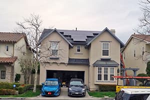 Photo of Coto De Caza Kyocera solar panel installation at the Zobaer residence