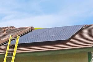 Photo of Yorba Linda Panasonic solar panel installation at the Forbes residence