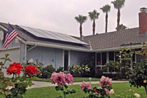 Photo of Chertock solar panel installation in Yorba Linda