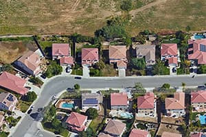 Photo of Corona SunPower solar panel installation at the Roy residence