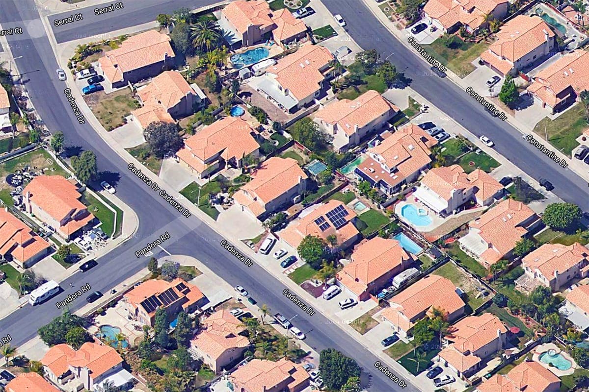 Photo of Murrieta Kyocera solar panel installation at the Patrick residence