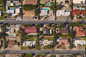 Photo of Palm Springs LG solar panel installation at the Beinfeld residence