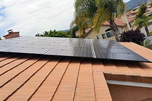 Photo of Temecula Panasonic solar panel installation at the Durcan residence