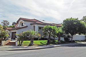 Photo of Temecula LG solar panel installation at the Estrada Ortegon residence