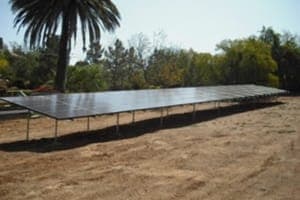 Photo of Durant solar panel installation in Alpine