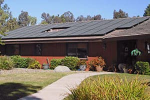 Photo of Steele solar panel installation in Alpine