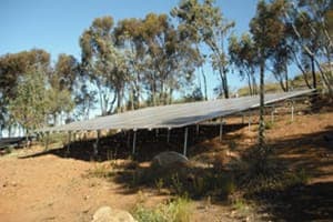 Photo of Tuttle solar panel installation in Alpine