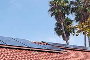 Photo of Johnson solar panel installation in San Diego