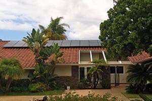 Photo of Tahiraj solar panel installation in Carlsbad