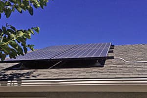 Photo of Nelson solar panel installation in El Cajon