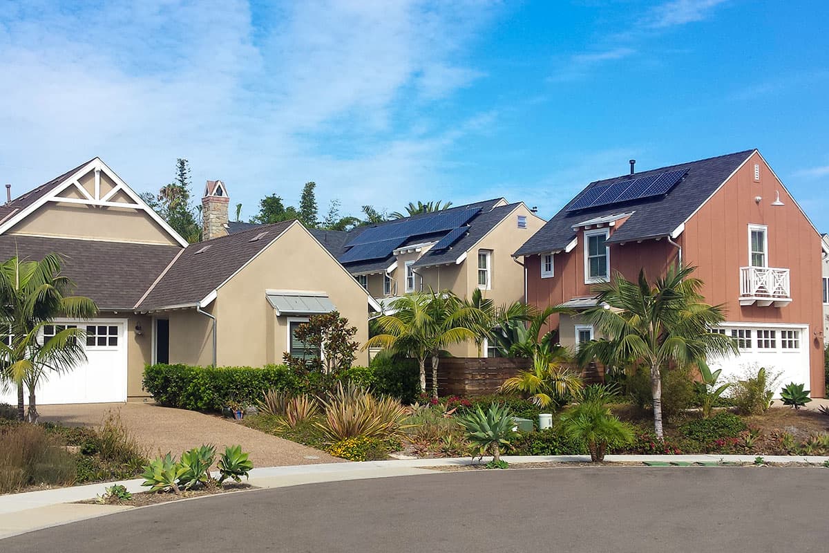 Photo of Encinitas SunPower SPR-X21-345-WHT solar panel installation by Sullivan Solar Power at the Ashman residence