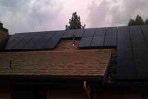 Photo of Saxon solar panel installation in Encinitas