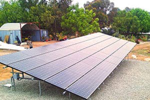 Photo of Newcomer solar panel installation in Fallbrook