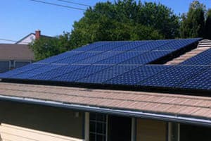 Photo of Jamul solar panel installation at the Knapp residence