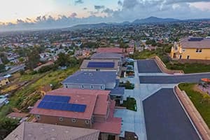 Photo of La Mesa Kyocera solar panel installation by Sullivan Solar Power at the Duran residence