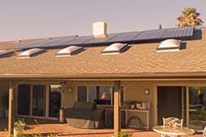 Photo of Aitken solar panel installation in La Mesa