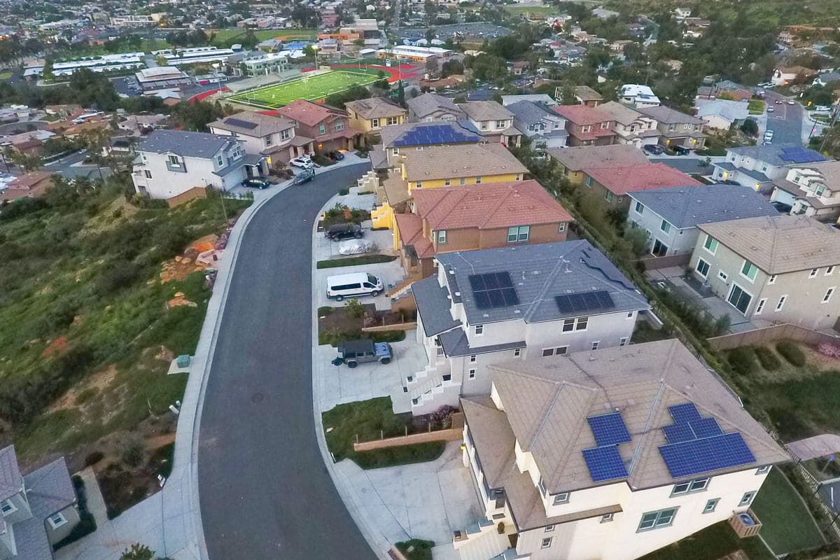 Photo of La Mesa Kyocera  solar panel installation by Sullivan Solar Power at the Russell residence