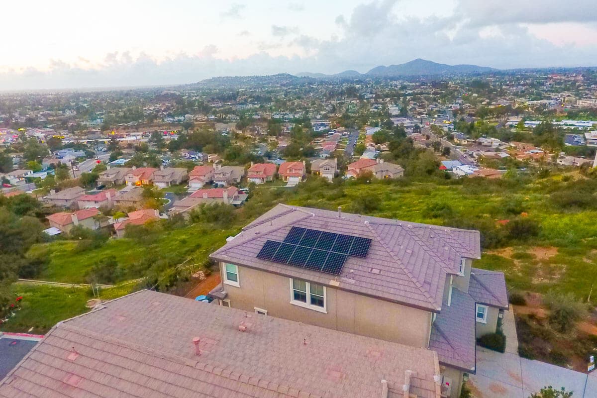 Photo of La Mesa SunPower solar panel installation by Sullivan Solar Power at the Spitzer residence