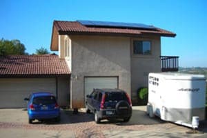 Photo of Poway Siliken solar panel installation at the Mccracken residence