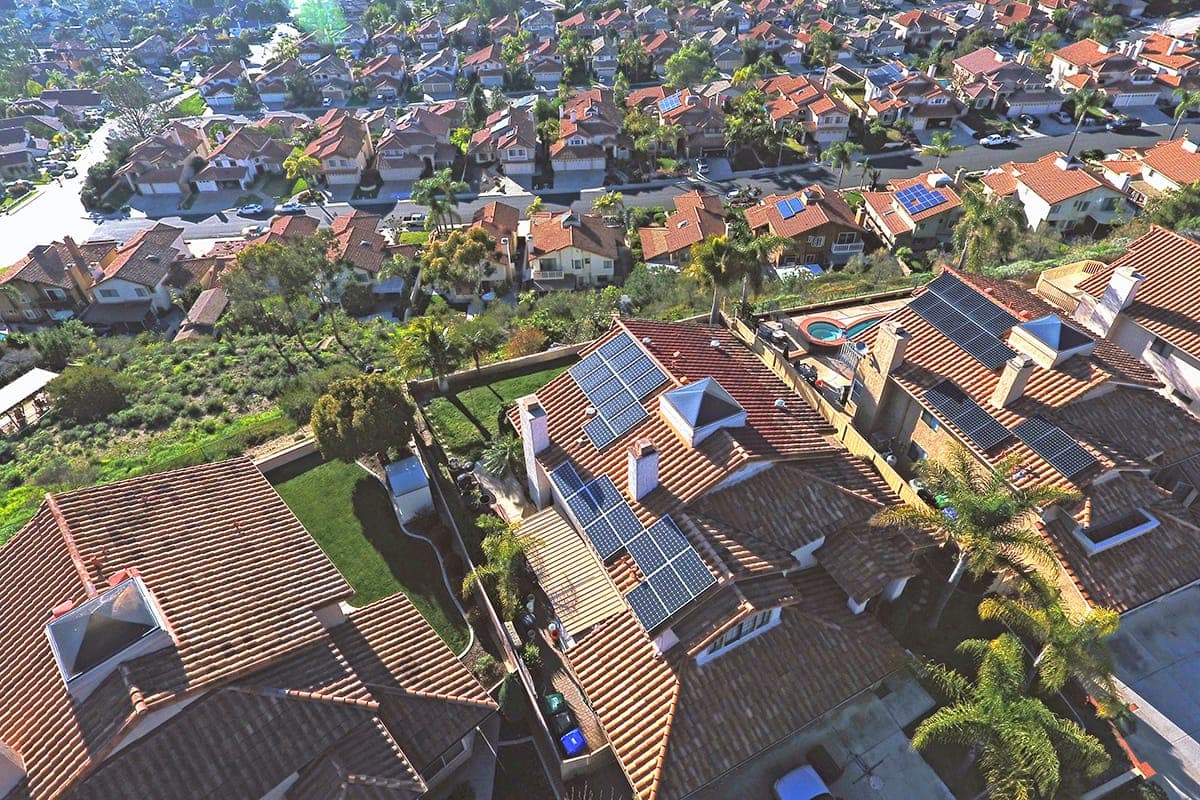 Photo of  San Diego Kyocera solar panel installation by Sullivan Solar Power at the Ovshinsky residence