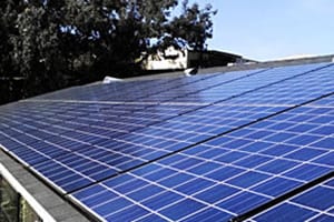 Photo of Busse solar panel installation in San Marcos